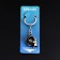 Cartage keychain, turbine, metal, chrome