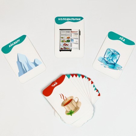 Training cards with a soft toy "Dog", color mix-6