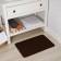 Rapid -shaped moisture -ups, without edging, 40 × 60 cm, brown color