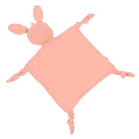 Toy - Comforter "Bunny", rattling, dusty rose, mum & Baby-7