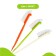 Brush for washing bottles and nipples, color mix
