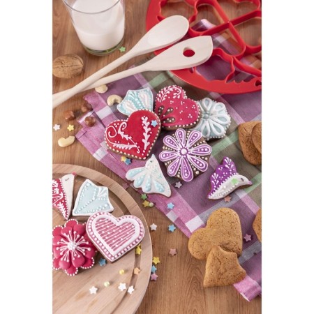 Love cookies form, pink color-5