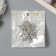 Decor for the creativity of the felt "Snowflake" holography 6x6 cm