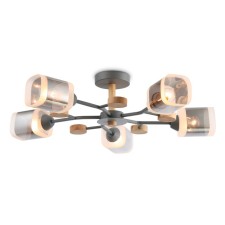 Suspended Ambrella Light, Modern, TR3033233, 5HE27, Gray color, wood