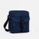 Male bag over the shoulder, textura, textiles, blue color