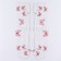 Carnival accessory, socks, white, butterflies