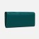 Women's wallet on magnets, green color