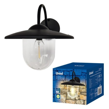 Lamp in the sun. bat. Uniel, "London", 18x18x25 cm, IP44, 1LED, T/white-8