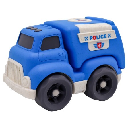 Eco-Mashinka Funky Toys "Police", Blue color, 18 cm