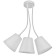 Economic light chandelier 91101/3 3x60W E27, Bely, 64x64x50 cm