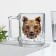 Animals mug, glass, 250 ml, mix