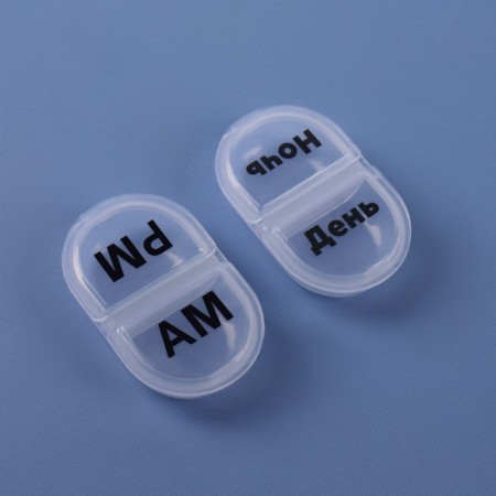 Air man, Russian/English letters, 6.7 × 4.3 × 1.7 cm, 2 sections, color transparent color-2