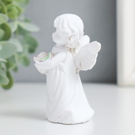 Souvenir Polystone "Baby Angel" Snow White Mix 4.5x3.5x8 cm-5