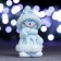 New Year's figure soap "Snowman" Bely, 90g, 4.5x4.5x9.5cm