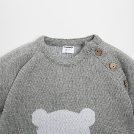 Knitstone Knitstone I “Bear” Growth 86-92 cm, color gray color-1