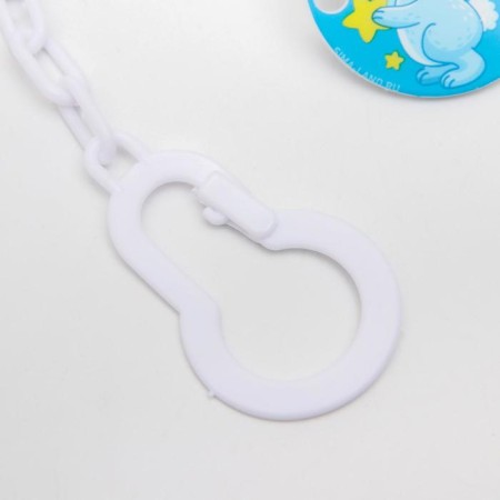 Holder for the nipple - dummy "Mom and kids: bunny", on the chain-1