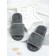 Slips women's open nose, size 36-38, color graphite