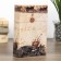 Safe wood book "Fleet" leatherette 17x11x5 cm