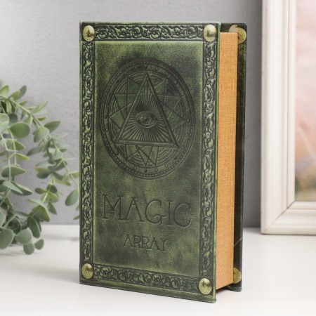 Safe-book wood to the leatherette "Magic" 21x13x5 cm-1