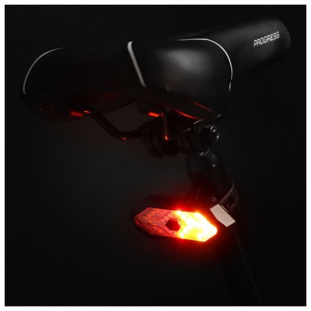 LED lamp, for a bicycle with turn signals, light and sound signal-2