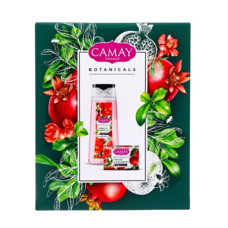 Подарочный набор Camay Pomegranate: гель для душа, 250 мл + туалетное мыло, 85 г-2