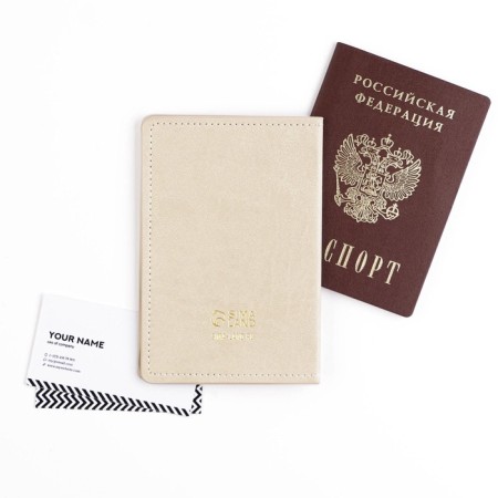 Cover for passport "Blave!", Artificial leather-3