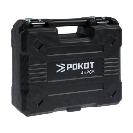 Set of bit and end heads Rokot, 736-125, with pages and adapters, 1/4 ", 46 items-2