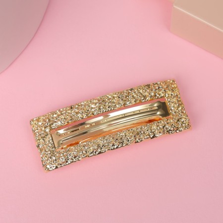 Labber Lava Hair Cliff Automate Rectangle, 2.5x7 cm, gold