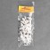 Close for curtains, 38 × 12 mm, white color