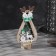 LED figure "Deer" 12 × 18 × 6 cm, wood, batteries CR2032X1, glow warm white