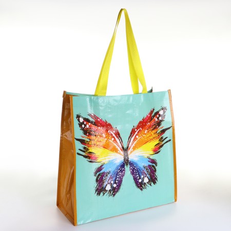 Household bag without fastening, colorful color