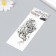 Tattoo on the body "Dragon in flowers" 5.6x12 cm
