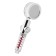 Shower watering can Zein Z4088, microdants, button "stop", fan, spiral, red/chrome