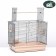 Birds Cell "Piggers" No. 104, collapsible, 1 section, 58 x 40 x 48 cm, beige
