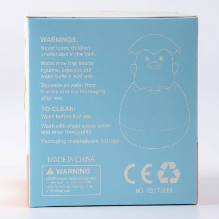 Bath toy "Penguin/ chicken in the egg", species mix-8