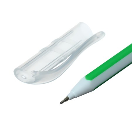A set of ballpoint pens 12 pieces "Hexagon", node 0.7mm, blue -billed ink, mix-4