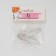 Po-050 pins for pendants, No. 02, (set 2 pcs) 50 × 5mm, silver color