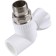 Ball Kalde Ball, polypropylene, d = 25 mm x 3/4 ", collapsible, corner, with a rolled nut