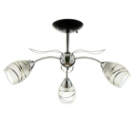 Svetogor chandelier "Music" 3x60W E27 Black/Chrome