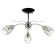 Svetogor chandelier "Music" 3x60W E27 Black/Chrome