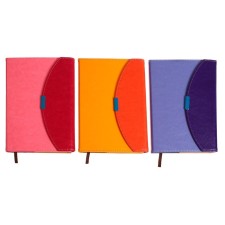 Deliciper of Leduced A5, 140 sheets in a cage, leatherette cover, mix