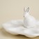Ceramic Ceramic Sl Home stand “Easter rabbits”, 19 × 9 cm, 8 cells, white color