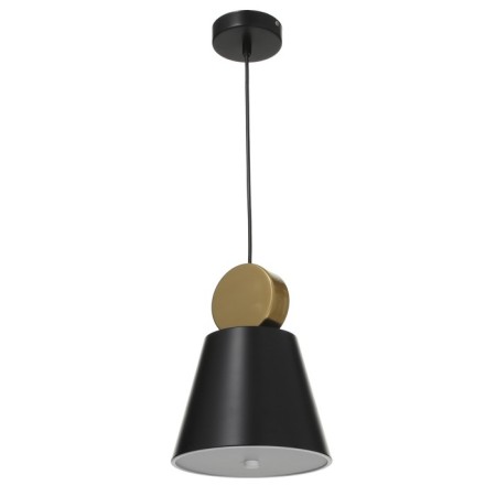 Lamp Bayerlux 2285/1b LED black and gold 20x20x24-124 cm