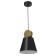 Lamp Bayerlux 2285/1b LED black and gold 20x20x24-124 cm
