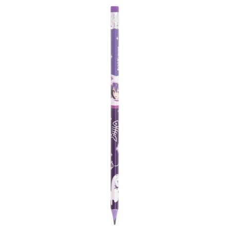 Chernographic pencil with Erichkrause "Space Anime", NV, Grifel D = 2.2 mm, plastic, trihedral in a tube-3