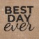Набор салфеток Этель "Best day"- 4шт. d38, джут