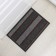 Rap -up mat, moisture -drinking share, with a edging, 40 × 59 cm, color gray color