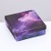 Square Gift box "Cosmos", 13.5 x 13.5 x 5 cm