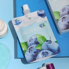 Oxygen bubble mask for the face 