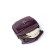Women's backpack, natural suede, ludor purple, 23x10x23 cm